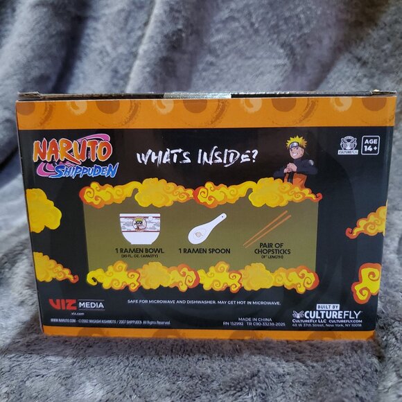 Naruto Shippuden Ramen Bowl With Spoon And Chopsticks (New Set) - Picture 6 of 8